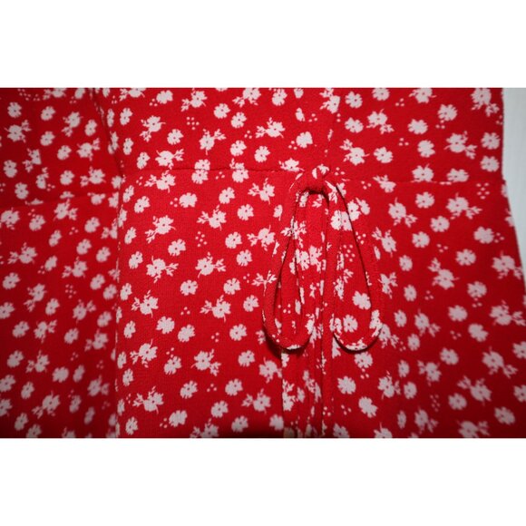 Red Floral Summer Dress - Picture 4 of 5